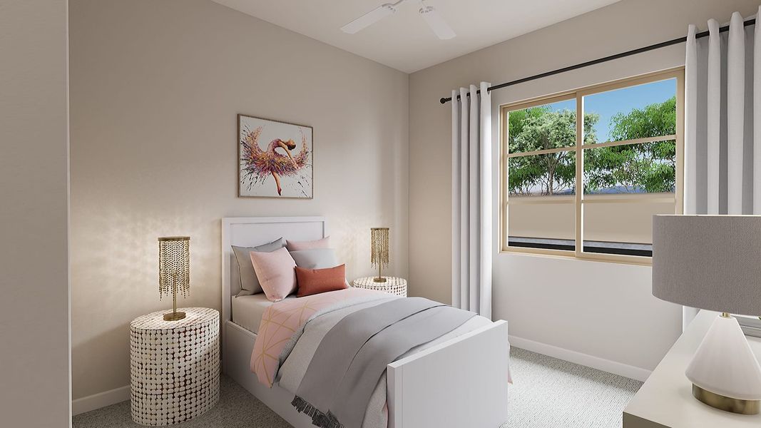 Representative furnished interior of a home built from the Parker Plan 5031 by Tri Pointe Homes in Abel Ranch, Goodyear (Image 8).