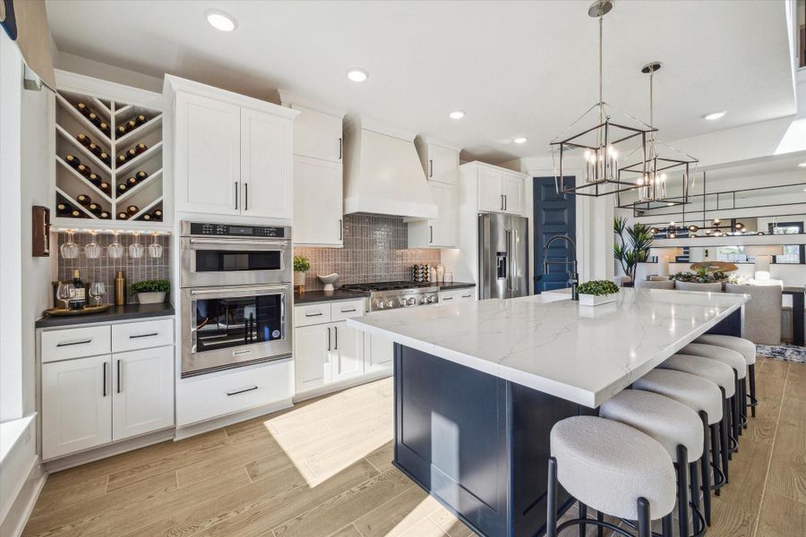 Furnished interior view inside a new home in Meridiana, Manvel (Image 7).