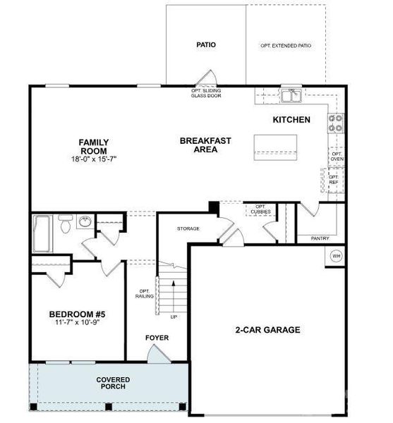 2D floor plan layout of this home in Bellamore, York, SC (Image 2).