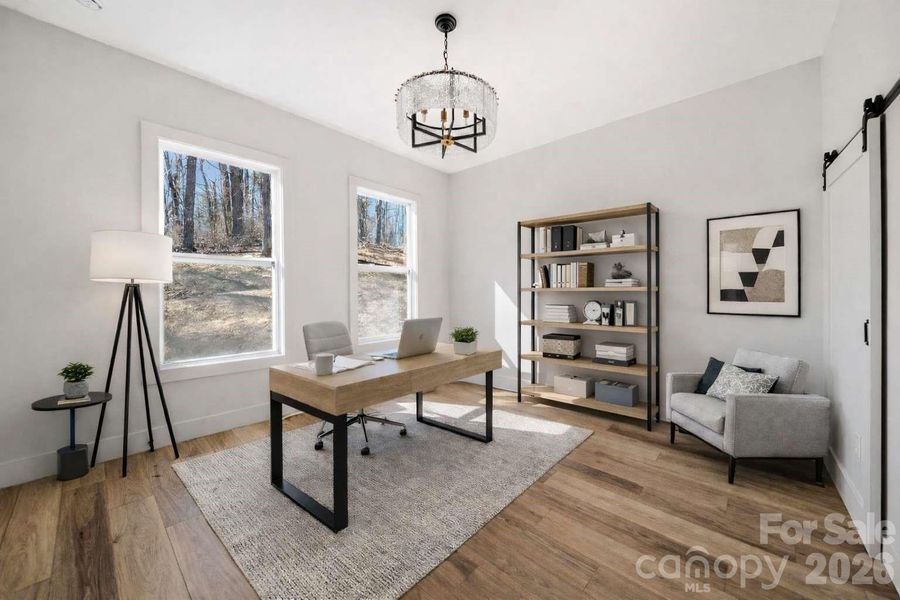 Furnished interior view inside a new home in , Canton (Image 10).