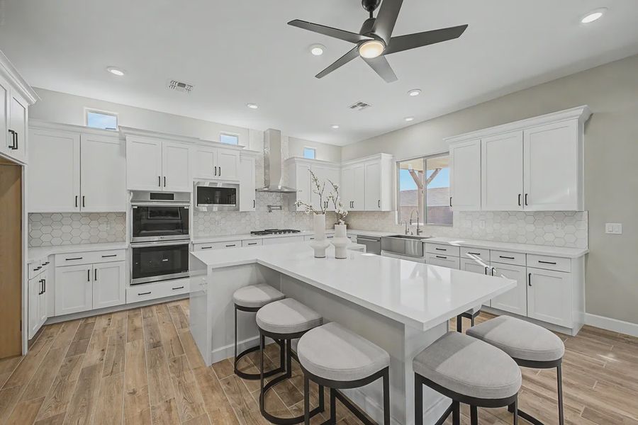 Furnished interior view inside a new home in Bellero Estates, Queen Creek (Image 12).