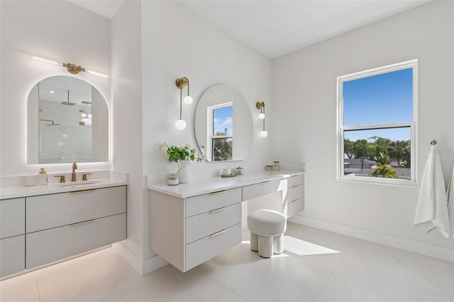 Furnished interior view inside a new home in , Tampa (Image 53).