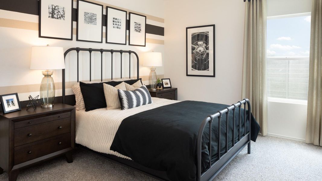 Furnished interior view inside a new home in Meadowlark Preserve, Pflugerville (Image 5).