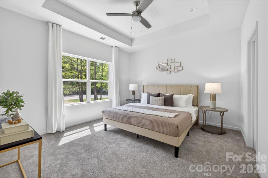 Furnished interior view inside a new home in , Charlotte (Image 19). Furnished interior view inside a new home in , Charlotte (Image 19).