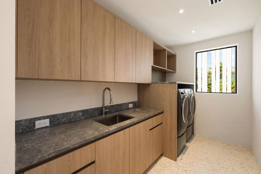 Furnished interior view inside a new home in , Delray Beach (Image 42).