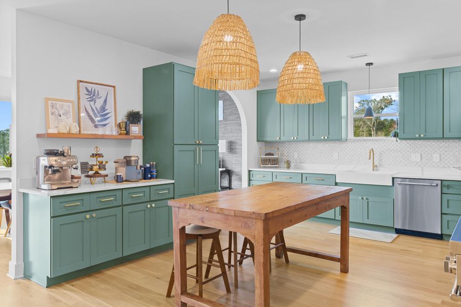 Furnished interior view inside a new home in , Charleston (Image 7).