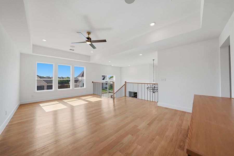 Spacious, unfurnished interior of a new home in Light Farms Graham/Reagan, Celina (Image 39).