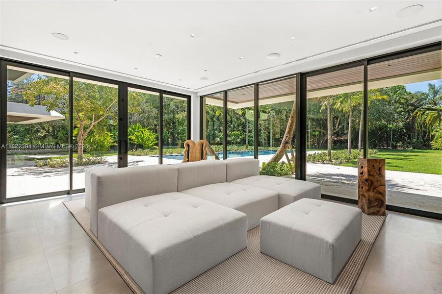 Furnished interior view inside a new home in , Coral Gables (Image 37).