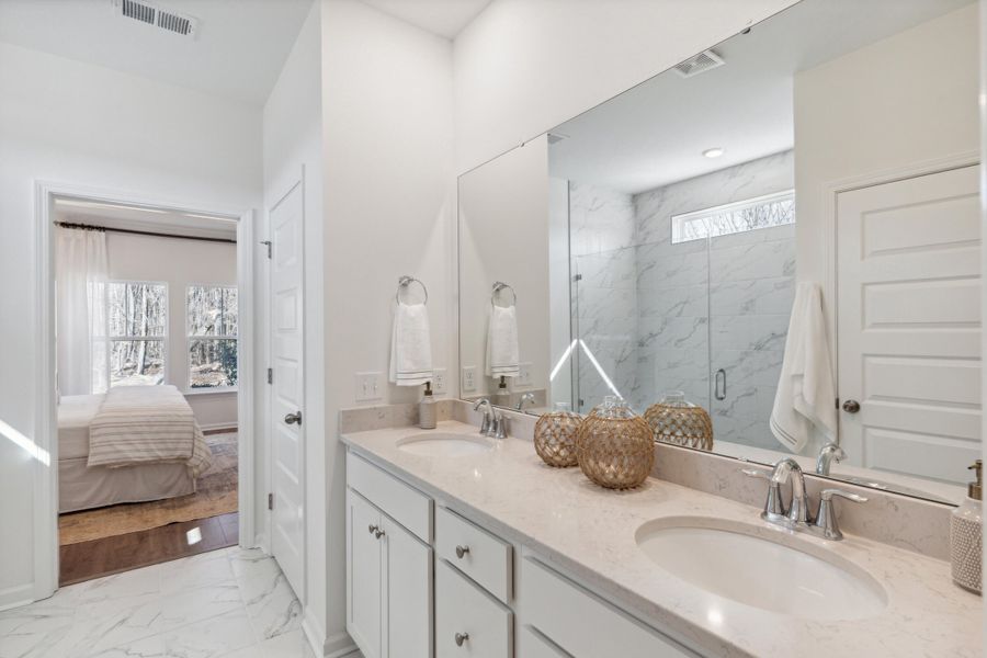 Furnished interior view inside a new home in Horizons at Summers Corner | 55+, Summerville (Image 10).