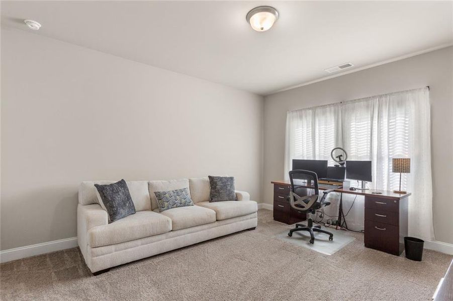 Furnished interior view inside a new home in Terrace at Riverview Landing, Smyrna (Image 13).