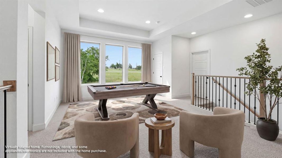 Furnished interior view inside a new home in The Heights at Uptown Celina, Celina (Image 13).