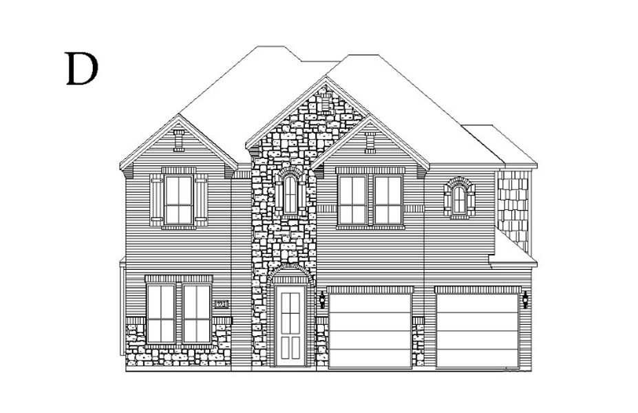 Representative rendering of the exterior for the Lufkin by Windsor Homes (Image 6).