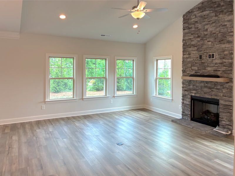 Spacious, unfurnished interior of a new home in Weybridge, Burlington (Image 20). Spacious, unfurnished interior of a new home in Weybridge, Burlington (Image 20).