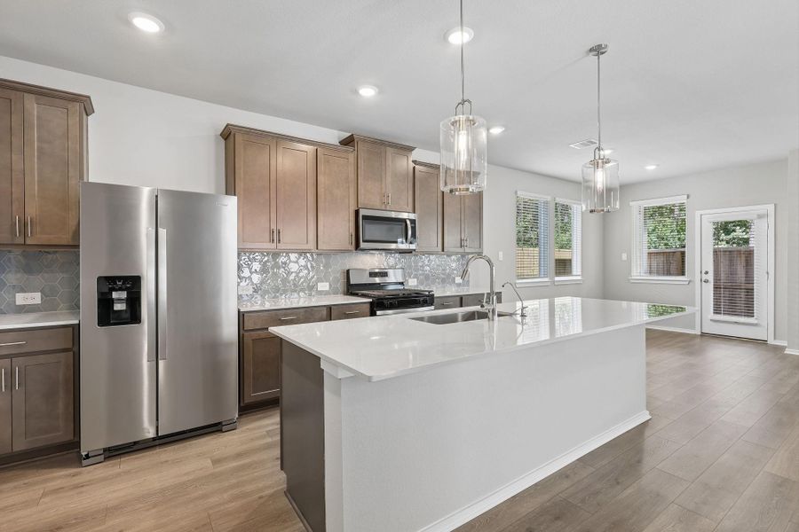 Furnished interior view inside a new home in Pinewood Trails - City Series, Atascocita (Image 11).