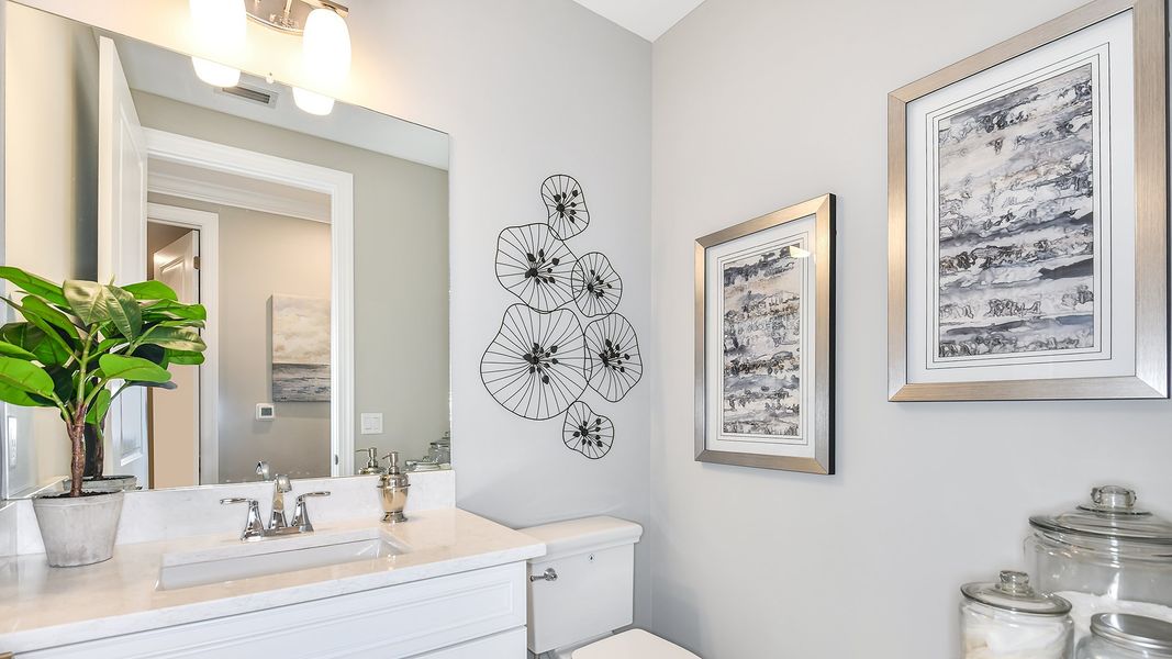 Furnished interior view inside a new home in Esplanade by the Islands Coach Homes, Naples (Image 12).