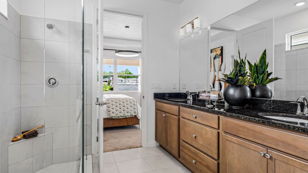 Owner's Bath - Model shown is from sister community