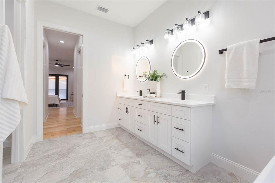 Furnished interior view inside a new home in , Tampa (Image 37). Furnished interior view inside a new home in , Tampa (Image 37).