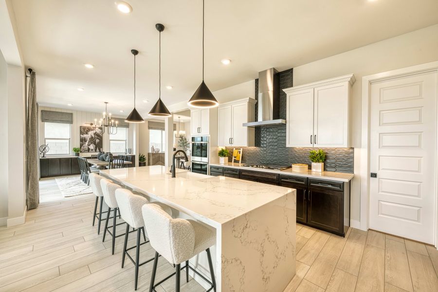 Representative furnished interior of a home built from the Safflower Plan 40-4 by Tri Pointe Homes in Soleo, San Tan Valley (Image 9).