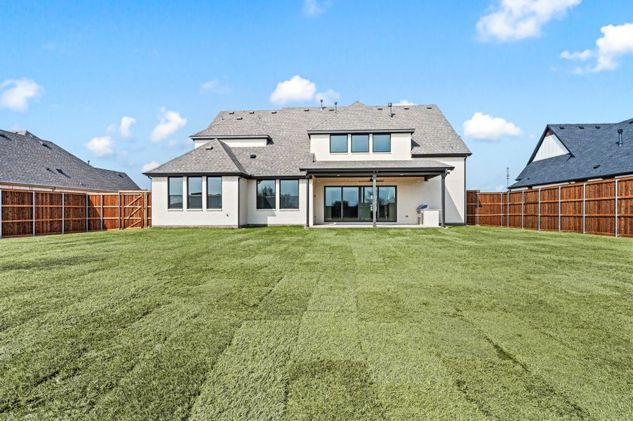 Exterior details and patio area of a home in NorthGlen, Haslet (Image 30). Exterior details and patio area of a home in NorthGlen, Haslet (Image 30).