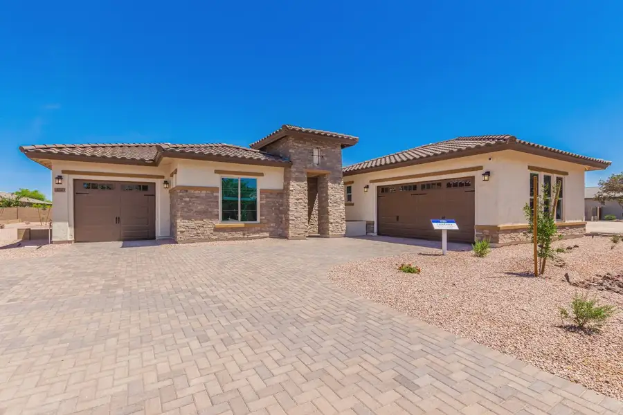 Representative exterior photo of a completed home built from the Evora by Elliott Homes in Bellero Estates, Queen Creek, AZ (Image 21).