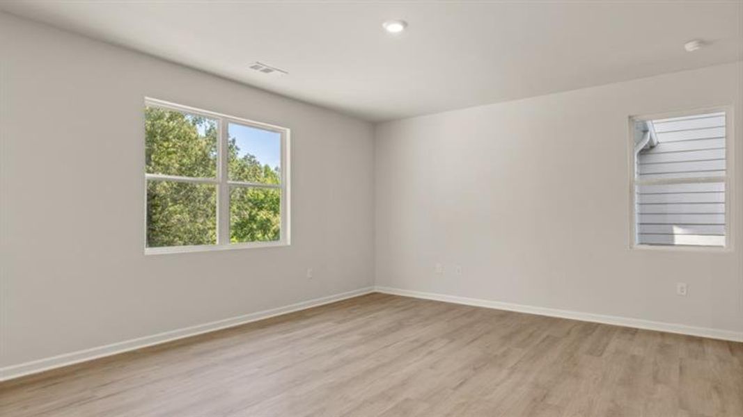 Spacious, unfurnished interior of a new home in Rolling Meadows, Jasper (Image 15). Spacious, unfurnished interior of a new home in Rolling Meadows, Jasper (Image 15).