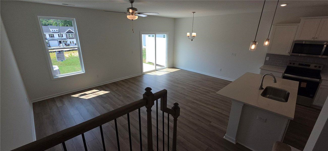 Spacious, unfurnished interior of a new home in Meece Townhomes, Easley (Image 13). Spacious, unfurnished interior of a new home in Meece Townhomes, Easley (Image 13).