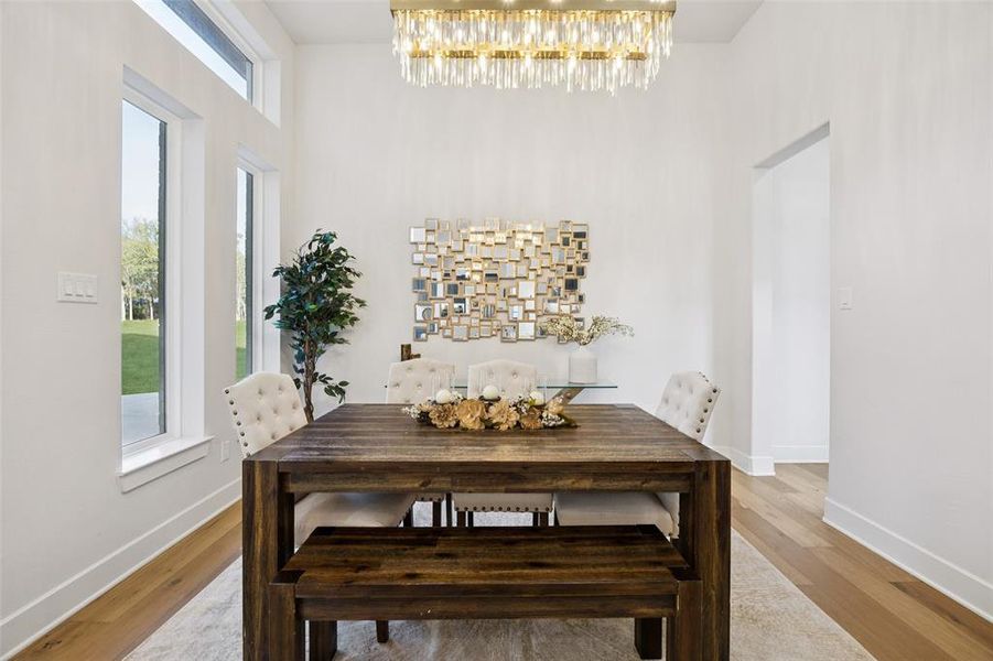 Furnished interior view inside a new home in , Flower Mound (Image 31).