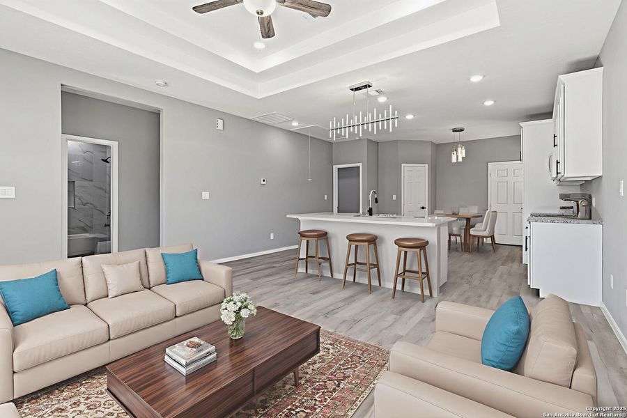 Furnished interior view inside a new home in , San Antonio (Image 17).