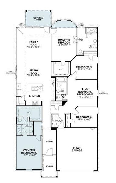 2D floor plan layout of this home in Marble Creek Crossing, Austin, TX (Image 3). 2D floor plan layout of this home in Marble Creek Crossing, Austin, TX (Image 3).