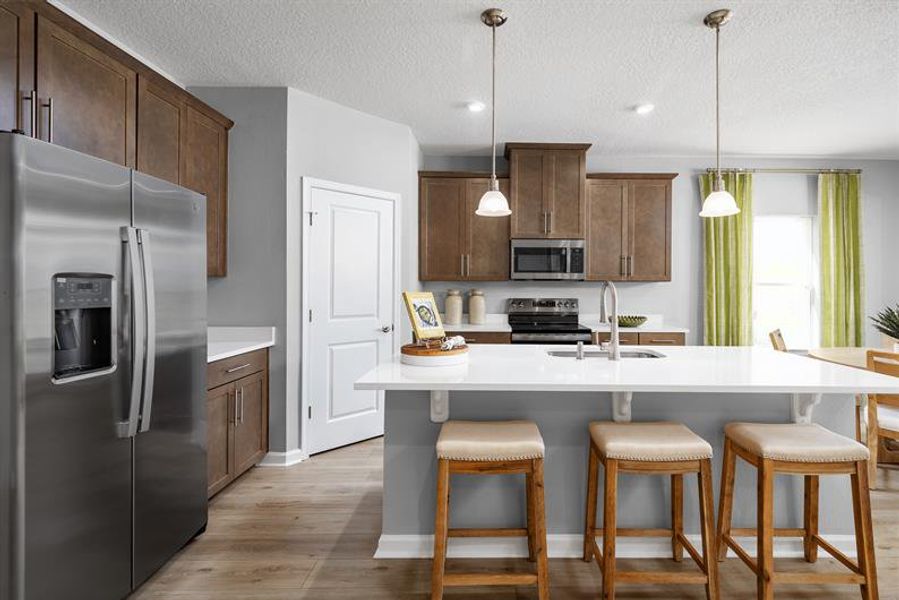 Furnished interior view inside a new home in Seminole Palms Single-Family Homes, Palm Coast (Image 4).
