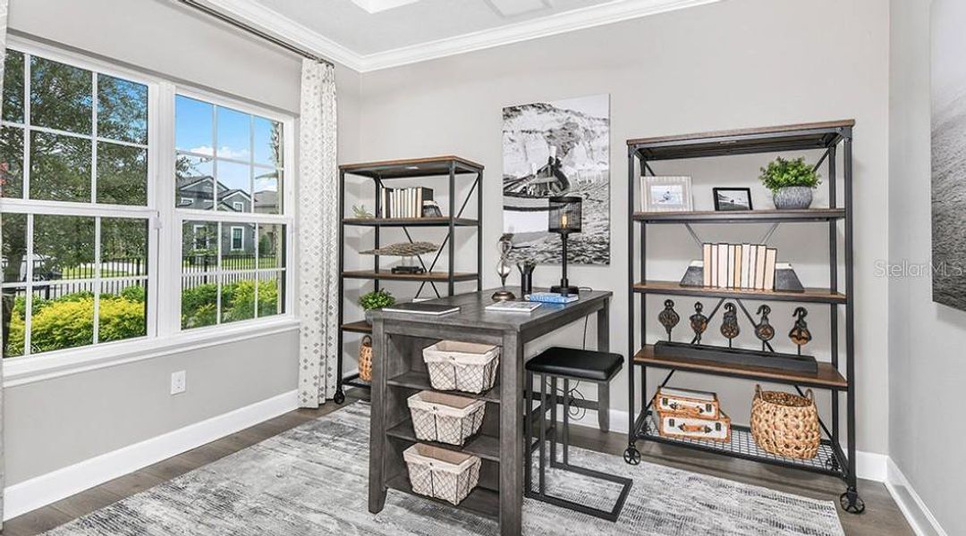 Furnished interior view inside a new home in The Cove at West Port, Port Charlotte (Image 12).