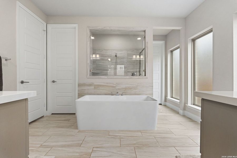 Furnished interior view inside a new home in Veramendi, New Braunfels (Image 11).