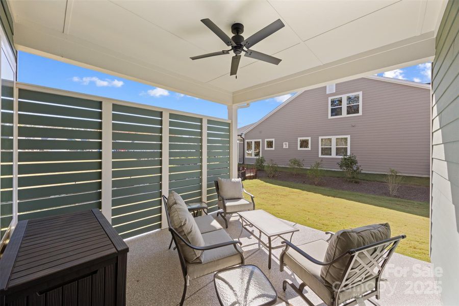 Exterior details and patio area of a home in , Waxhaw (Image 28).