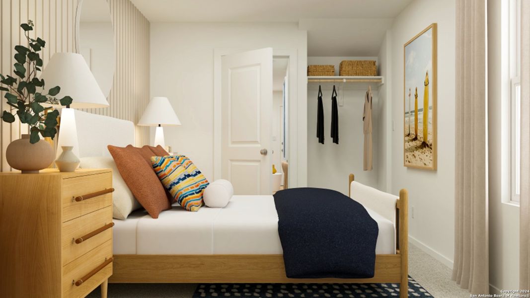 Furnished interior view inside a new home in Flora Meadows, Converse (Image 13).