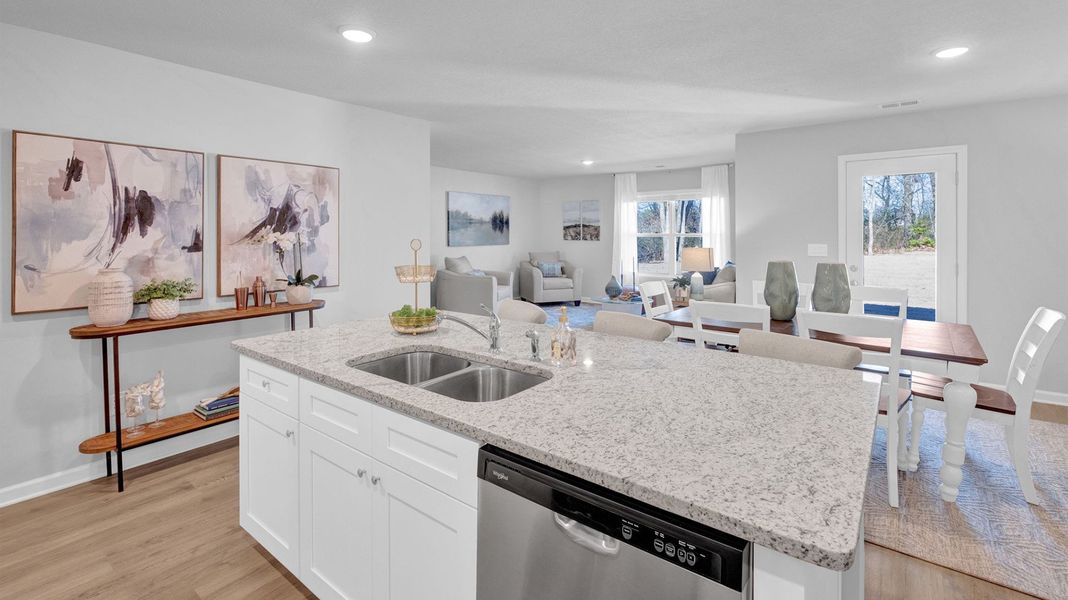 Furnished interior view inside a new home in Riggs Pointe, Millington (Image 13).