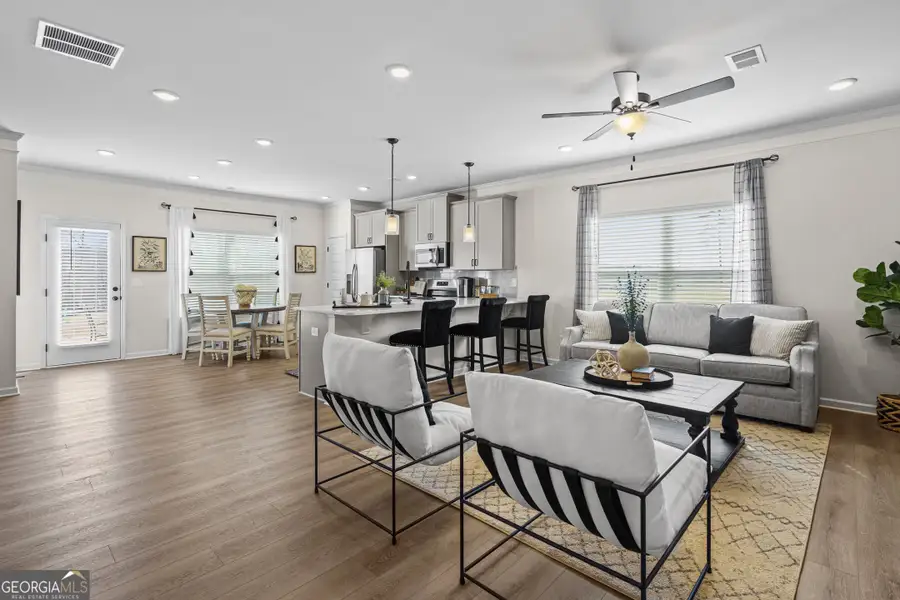 Furnished interior view inside a new home in Glendale Towns, Conyers (Image 4).