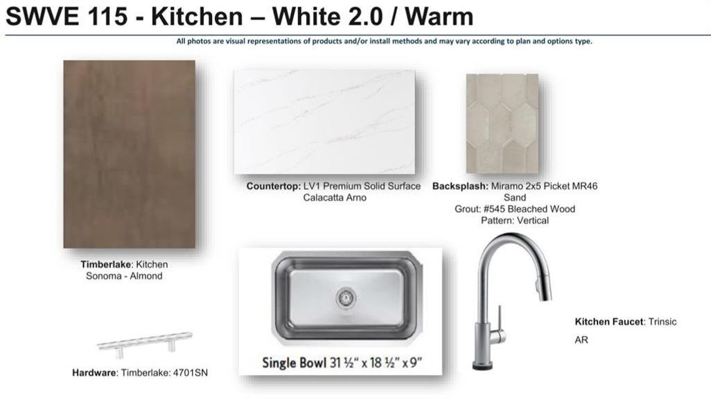 Sample of building materials used in homes in Palisades, Cumming (Image 26).