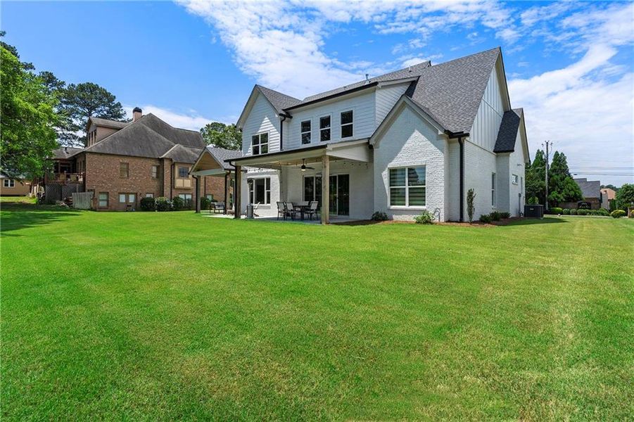 Exterior details and patio area of a home in , Dacula (Image 29).