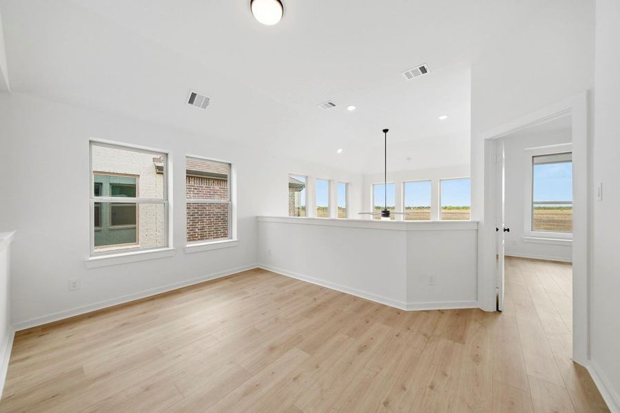 Spacious, unfurnished interior of a new home in Bridgeland, Cypress (Image 19).