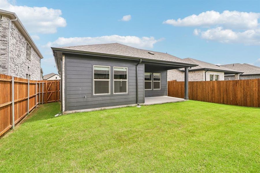 Exterior details and patio area of a home in Southridge - Spring Series, Princeton (Image 21).