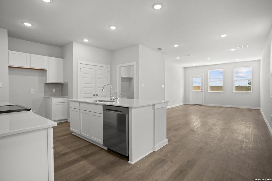 Furnished interior view inside a new home in Agave, San Antonio (Image 9).