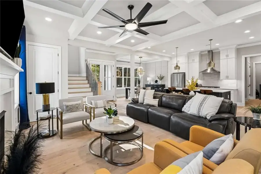 Furnished interior view inside a new home in , Smyrna (Image 10).