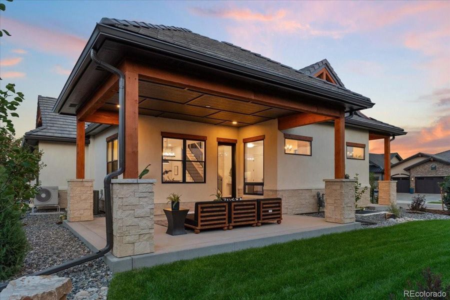 Exterior details and patio area of a home in , Berthoud (Image 23).