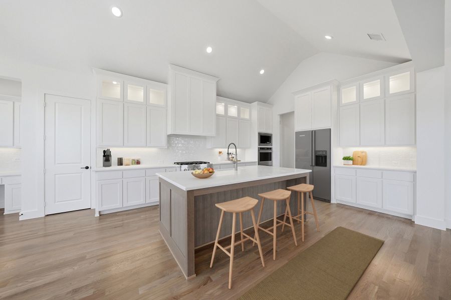 Furnished interior view inside a new home in Park Place - 80' Lots, Prosper (Image 16).