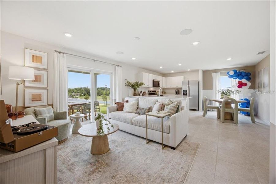Furnished interior view inside a new home in , Lake Wales (Image 14).