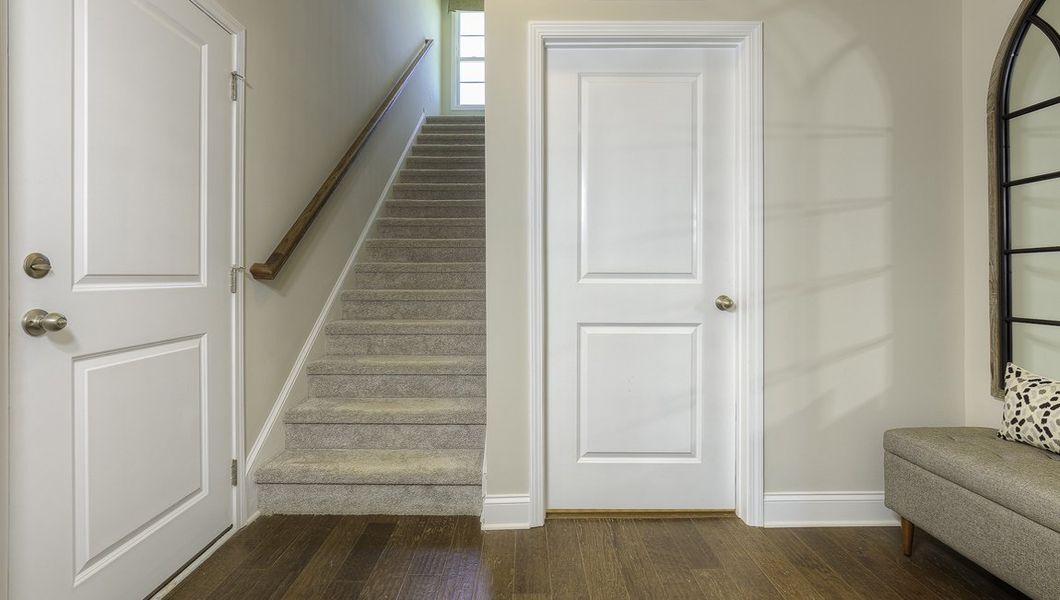 Spacious, unfurnished interior of a new home in Reserve at Tap Root Farms, Fletcher (Image 20). Spacious, unfurnished interior of a new home in Reserve at Tap Root Farms, Fletcher (Image 20).