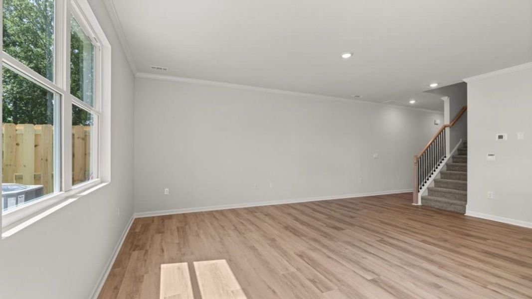 Spacious, unfurnished interior of a new home in Hughes Court, Dawsonville (Image 14). Spacious, unfurnished interior of a new home in Hughes Court, Dawsonville (Image 14).