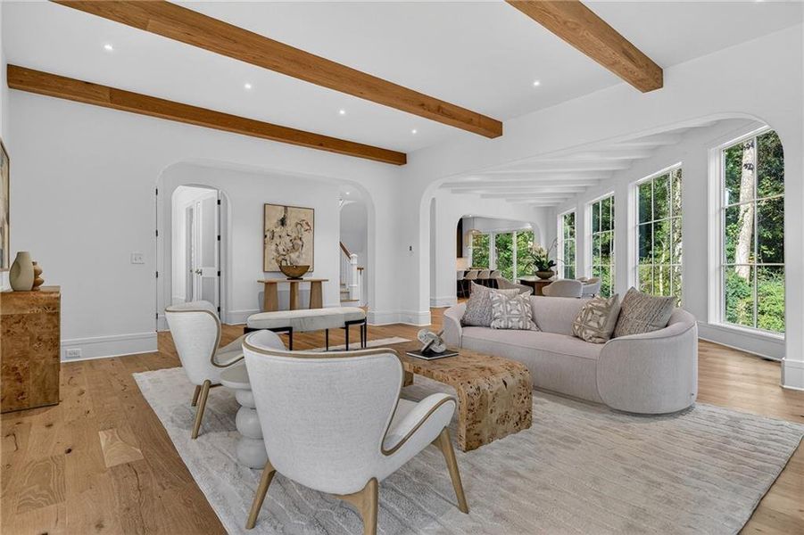 Furnished interior view inside a new home in , Atlanta (Image 36).