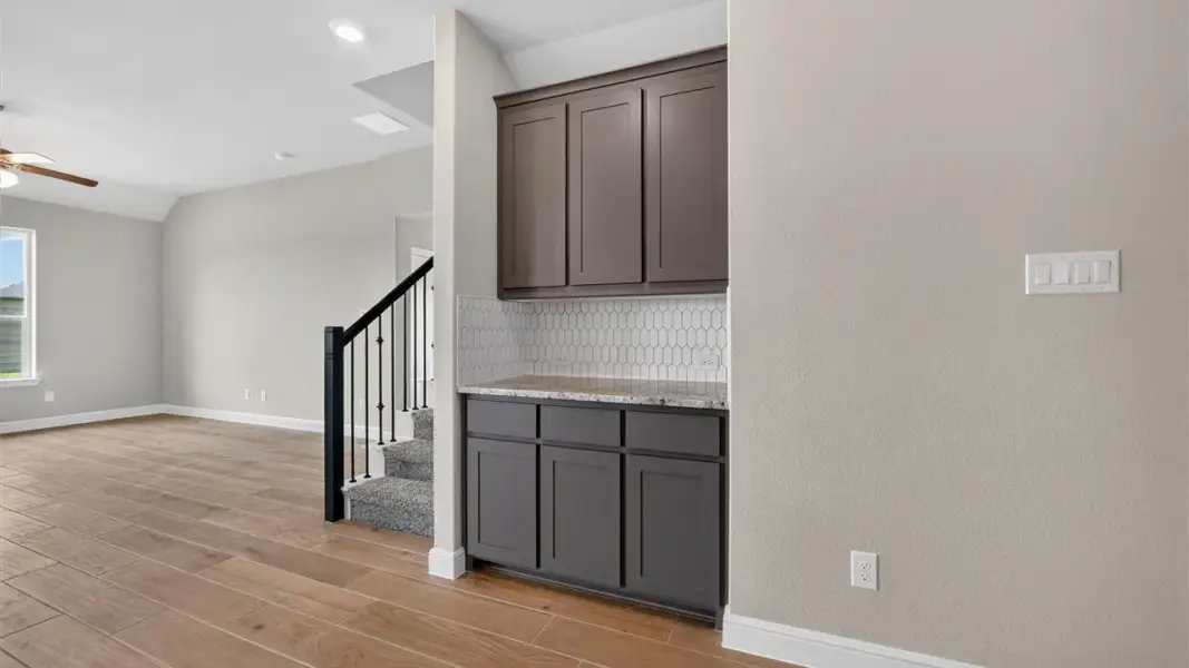 Furnished interior view inside a new home in Treeline, Justin (Image 9).