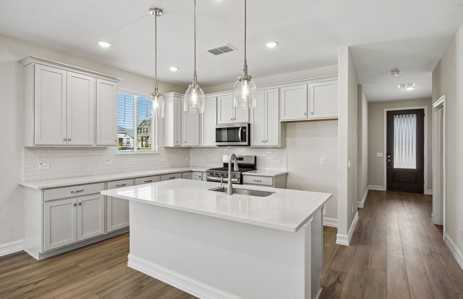 Furnished interior view inside a new home in Rosemary Fields, Godley (Image 8).